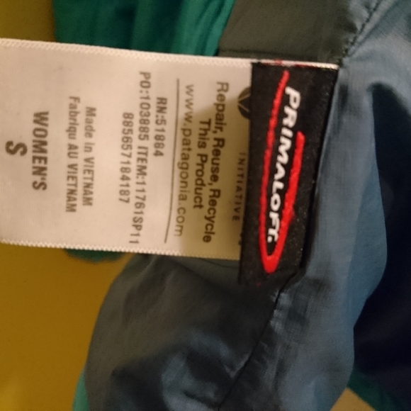 Patagonia Full-zip Nano Puff jacket women's small - Picture 3 of 8